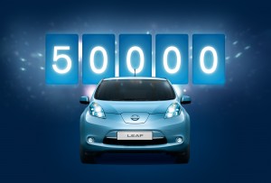 Nissan Leaf 50.000 verkaufte Modelle Nissan Leaf 50.000 verkaufte Modelle