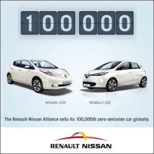 100.000 Elektroautos Renault-Nissan 100.000 Elektroautos Renault-Nissan