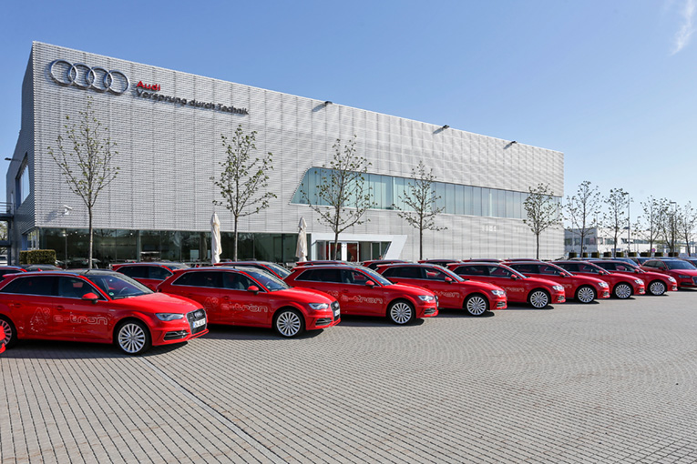 Mobilitaet der Zukunft selbst erfahren: Audi mit neuen Projekten beim ?Schaufenster Elektromobilitaet?