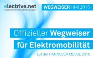 Wegweiser für Elektromobilität zur Hannover Messe