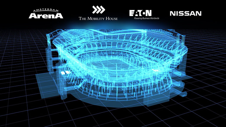 Nissan, Eaton and The Mobility House power up Amsterdam Arena