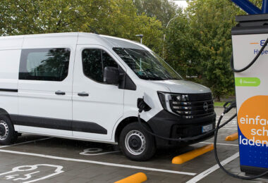 nissan interstar e ladekurve ladestation