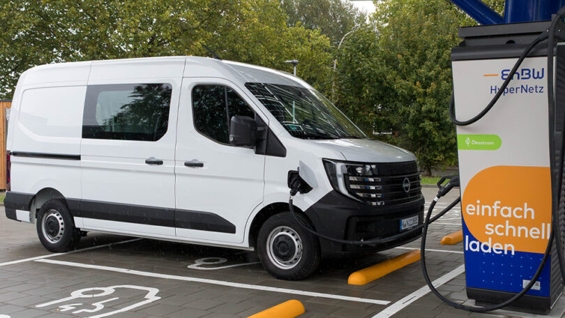 nissan interstar e ladekurve ladestation