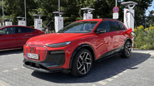 Ladekurve – Audi Q6 e-tron quattro mit 94,9 kWh (5 auf 80 Prozent)